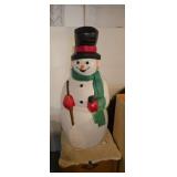 40-inch Illuminated Snowman Blow Mold
