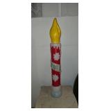 39 inch NOEL Candle Blow Mold