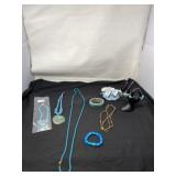 Turquoise and Blue Jewelry.