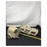 Metal Structo Farms Horse Trailer and Car Hauler
