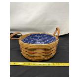 Longaberger 1995 Basket With Plastic and Liner