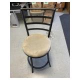 Swivel Padded Seat Bar Stool Measures 23 Inches