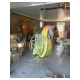 Hanging Parakeet Decor