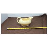 Fiestaware Gravy Bowl Boat Yellow Fiesta Pottery