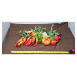 Plastic Vegetable Wall Hanging Arrangement