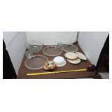 Glass Pie Pan ,Corelle Plates ,Bowl and More