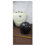 Amflite Bowling Ball with Hard Case