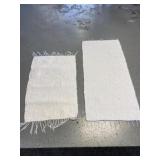 Two White Rugs -Clean