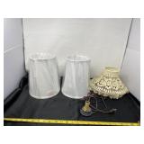Lamp Shades and Lamp Base