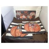 Fall Pillow Cases with Rug