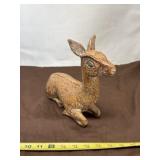 Hand-painted Ceramic Reclining Deer