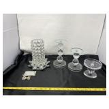 Plastic and Glass Candle Holders