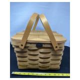 Peterboro Basket Company Square Picnic/Pie Basket