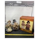 New In Box Cracker Barrel Pilgrim Set