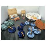 Jim Shore Decor Figurines With Fall Decor
