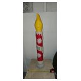 39 inch lighted "NOEL" Christmas Candle  Blow Mold