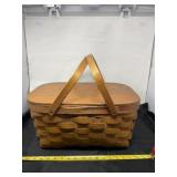 Woven Wood Splint Picnic Basket