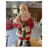 40in tall Plastic Blow Mold Santa Claus