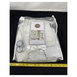 One 85 Inch Long Ivory White Drape