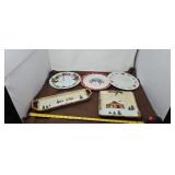 Decorative Christmas Plates ,Platters
