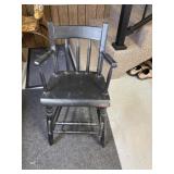 Wood High Chair Without Tray