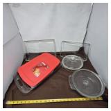 Pyrex Casserole Dishes and Fire King  Bowls