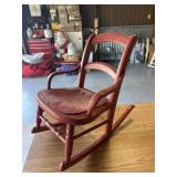 Vintage Child Size Rocking Chair