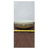 Hall Wildfire (Gold Trim) Salad Serving Bowl