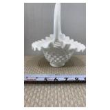 Fenton? Milk Glass Hobnail Wedding White W/