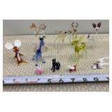 Miniature hand-blown lampwork glass animal