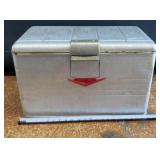 1950s Poloron Thermaster all-aluminum ice chest