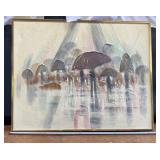 Original Vintage Framed Ferrante Oil Painting