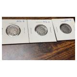 3-1936 Buffalo Nickels