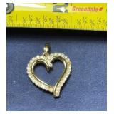 Jacmel Jewelry Gold Toned Heart Shaped Necklace