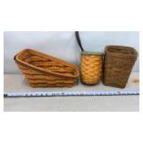 3-Longaberger Baskets