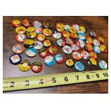 1960s Major League Baseball team pinback buttons