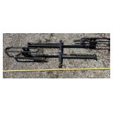 Sportworks hitch-mounted tray-style bike rack