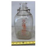 1-gallon glass milk jug from the Bowman Dairy