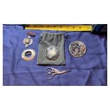 Vintage Brooches-Celluloid Brooch Cameo Victorian