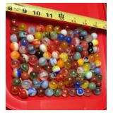 Vtg Marble Shooter w/ mix of translucent, opaque,