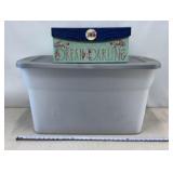 Tote with Lid and Decorative Storage Box