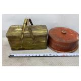 1940s-50s Metal Bread Box/Storage Box and