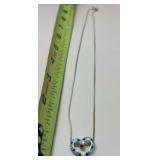 Gold Vermeil (gold over 925 sterling) crystal