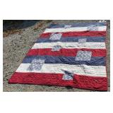 80 x 64 inches Quilt Machine sewn