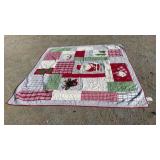 84 x 82 inches Quilt Machine Sewn
