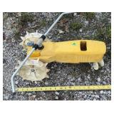 Nelson Rain Train Cast Iron Traveling Sprinkler