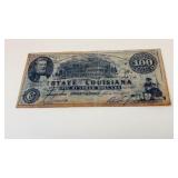 1863 State of Louisiana Shreveport $100
