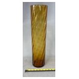 Amber Glass Vase
