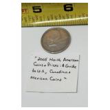 1965 Silver 80% Canadian 25 Cent coin