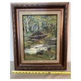 Framed 18.5 x 22 Kathy Hurst Painting